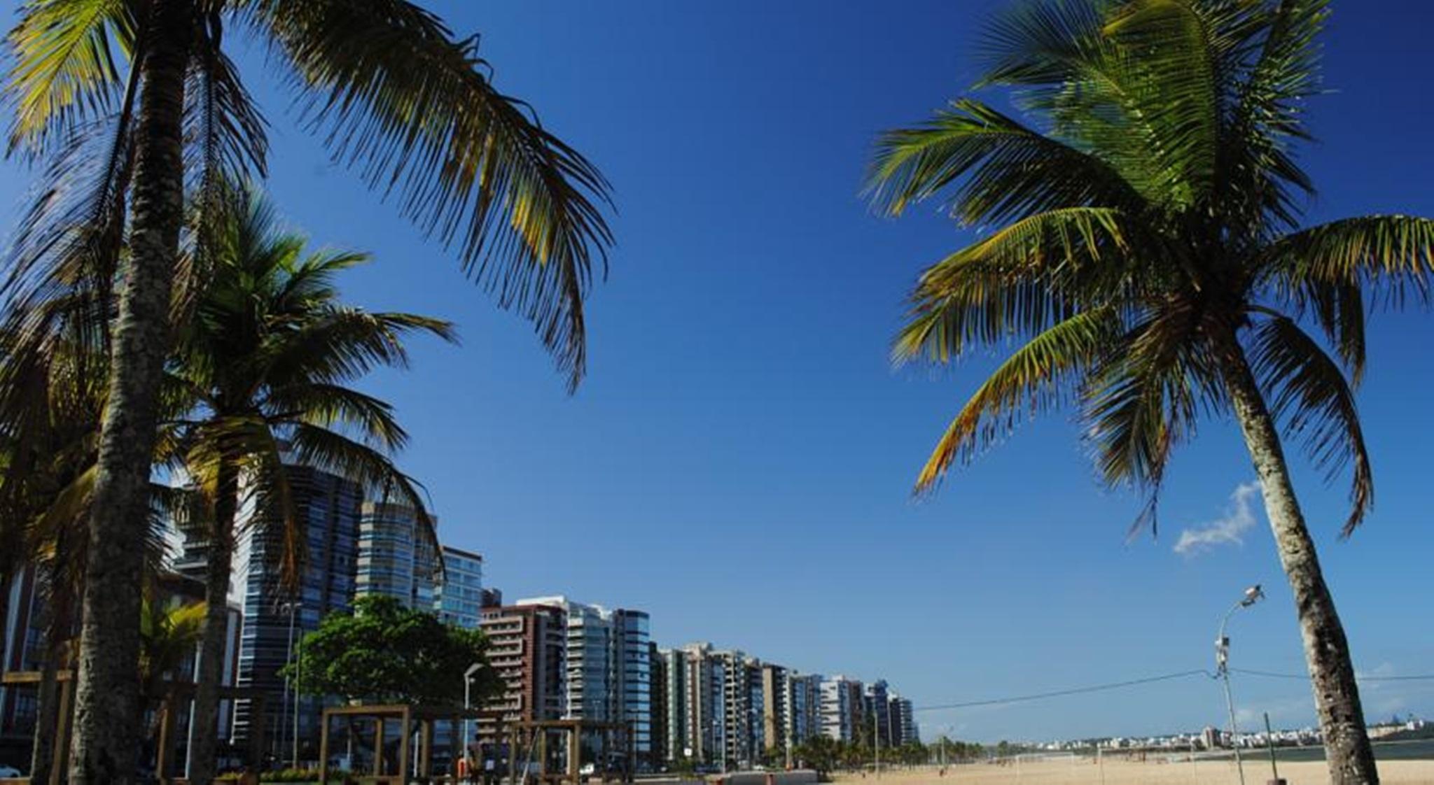 Vitoria Praia Hotel Bagian luar foto